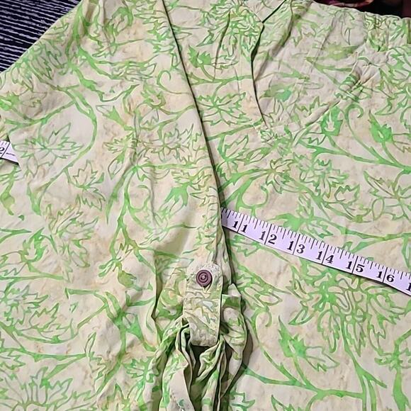 Soft Surroundings hooded batik blouse - Picture 6 of 7